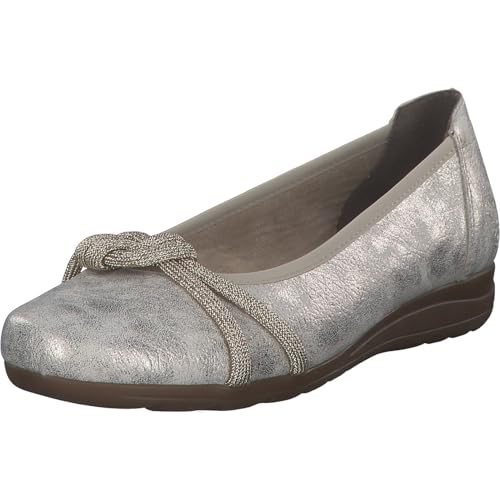 Rieker Damen L9368 Ballerinas, beige, 39 EU