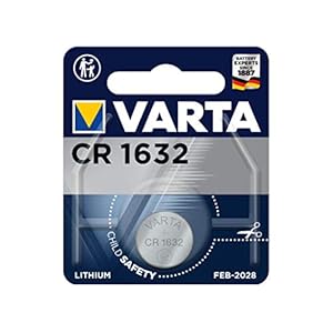 Varta 0K17913 batterijen Electronics CR1632 Lithium knoopcel verpakking met 1 knoopcel in originele blisterverpakking…
