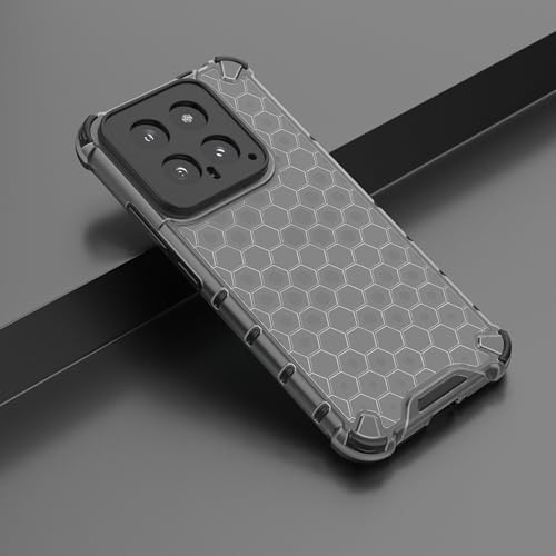 Image of Glasgow Back Case Cover Compatible with [ Xiaomi 14 5G ] (Stylish Design) - Black