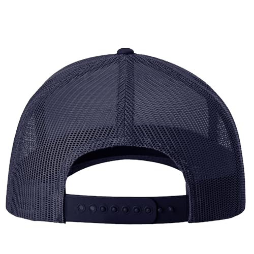 Image of TZ Promise Men Women Plain Cotton Trucker Cap with Breathable Mesh Back, Snapback Baseball Hats