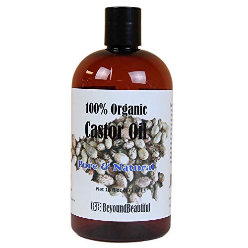 100% Pure USDA Organic Castor Oil,16 oz