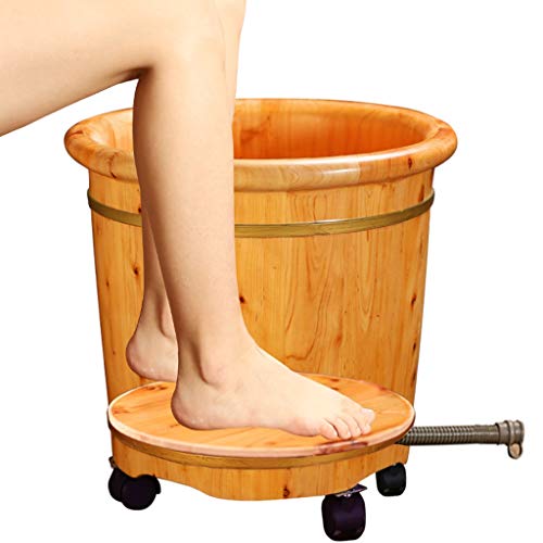 Katzowen Masajeador Spa para Pies de Madera Maciza M miniatura 2