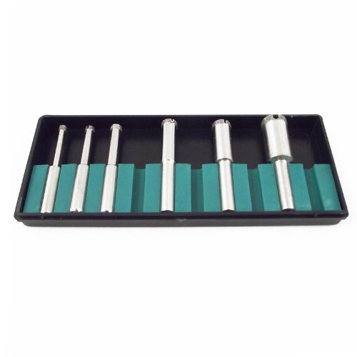 Set de 6 brocas con recubrimiento de diamante para cerámica miniatura 1