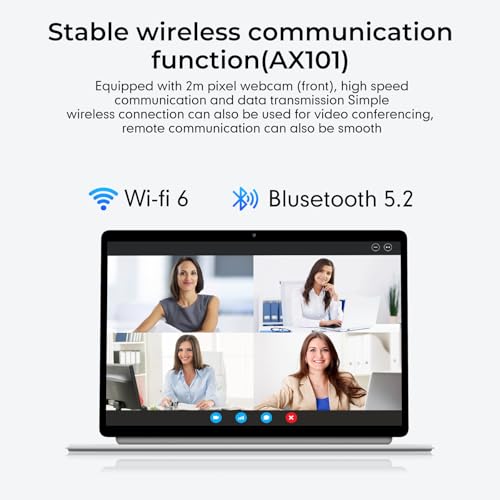 Image of EYY 14 inch 2 in 1 Touchscreen Laptop, N100 (UP to 3.40GHz), 16GB LPDDR5 512GB SSD Tablet, 16:10 1920 * 1200 Laptop Computer, WiFi 6, BT5.2, HDMI, Backlit Keyboard, Dual Camera