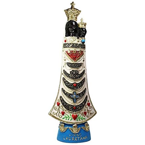 Eurofusioni Estatua Nuestra Señora de Loreto Pintada a Mano Cover
