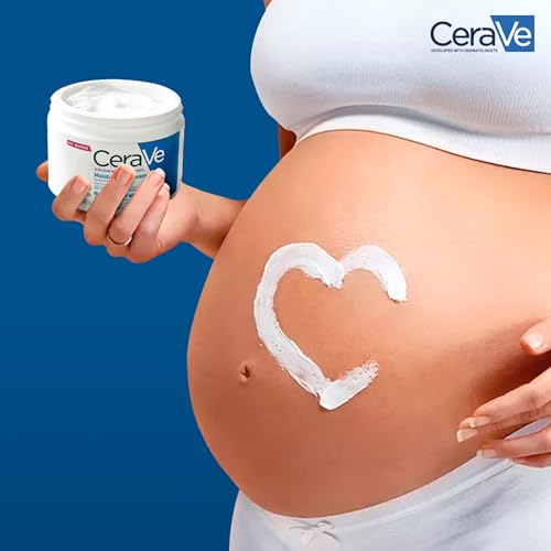 CeraVe Crema Hidratante para Rostro y Cuerpo, Idónea para Piel Seca a Muy Seca, Hidrata y Restaura la Barrera de la Piel, Enriquecida Con Ceramidas Esenciales y Ácido Hialurónico, 454ml - Image 3