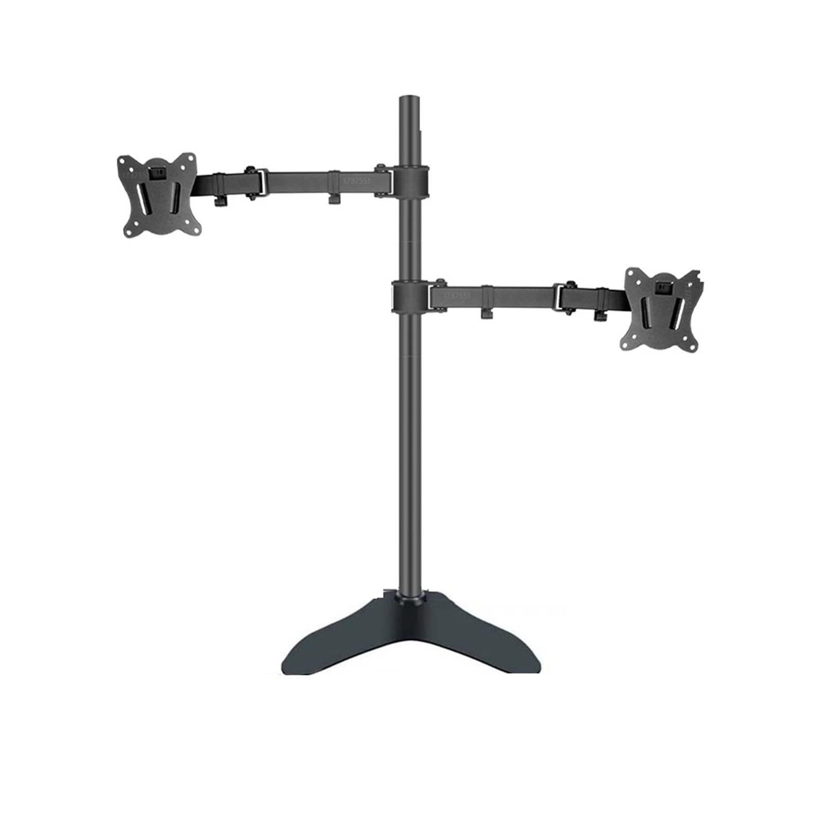 Aioneer Desktop Stand Full Motion 360 Degree Steel Dual Monitor Holder Clamp Base Monitor Mount Arm For Enhanced Workspace Setup