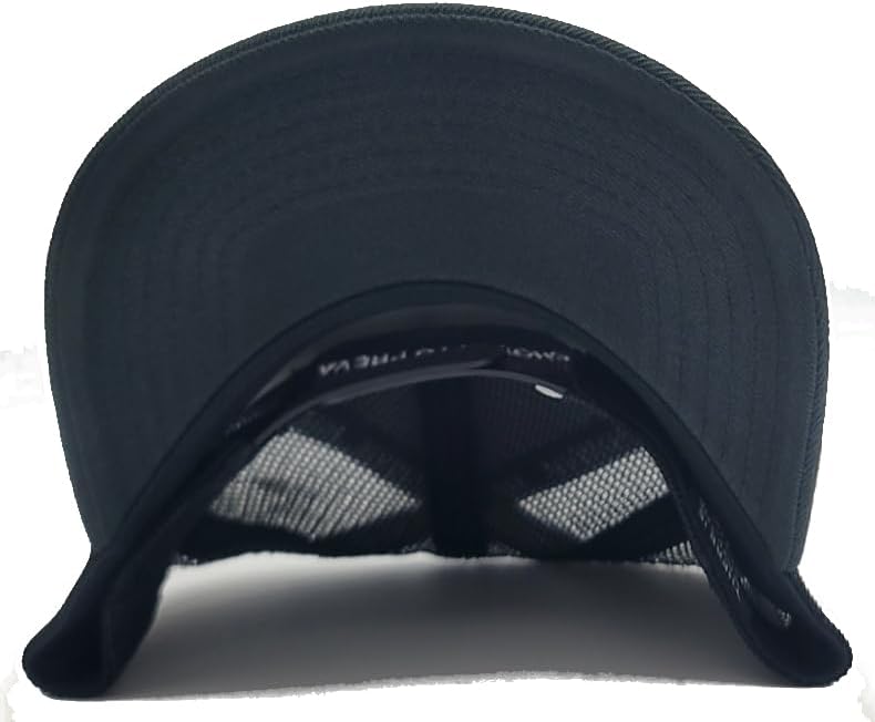 Cult of Individuality HVMAN Human New Triangle Logo Mesh Trucker Black White Era Snapback Hat - Image 7