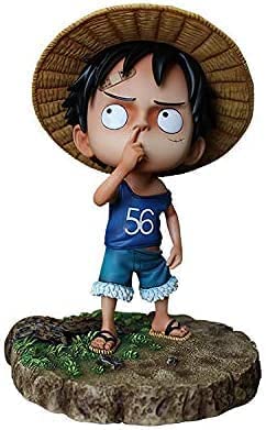 Anime One Piece Figurine Statues Luffy Q Version Figure Drôle Version PVC Pop Figure15CM Cover