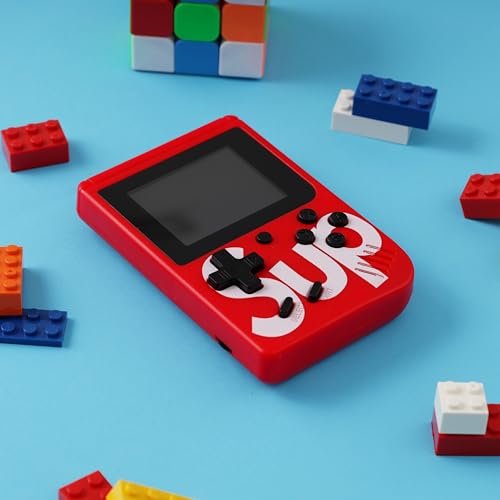 Image of Oye Happy - Retro Gaming Console with Built-in Classic Games | 90s Style TV Video Game System for Kids & Adults | Mario-Style Old School Gaming | AV Output | Perfect Nostalgic Gift for Gamers