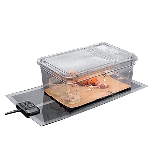 Reptiel Heat Mat met verstelbare temperatuurregelaar verwarming pad voor terrarium klimmen schildpad hagedis spider 5W… - Afbeelding 5