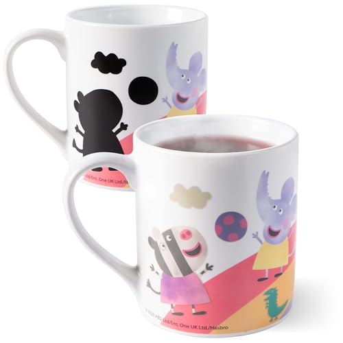 Peppa Pig - Tasse magique, pour enfant, changement de couleur à partir de 40 °C, 230 ml, en...