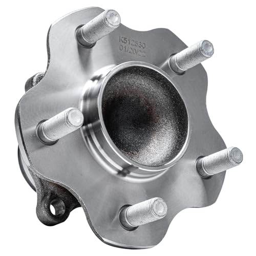 Image of Detroit Axle - 2pc Rear Wheel Bearing and Hubs Assembly for Nissan Sentra 2013 2014 2015 2016 2017 2018 2019, 5-Lugs