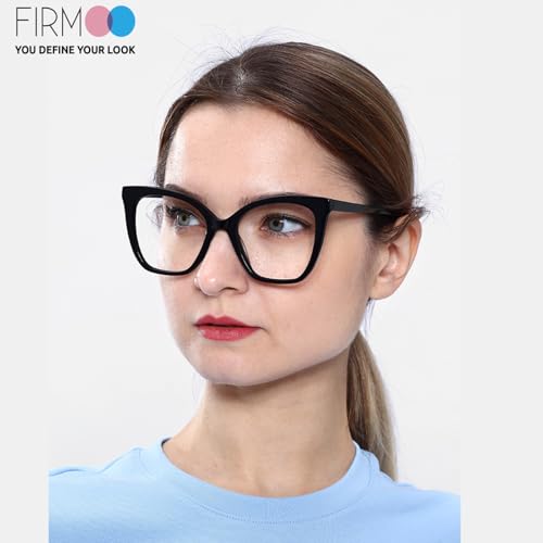 Image of Firmoo Butterfly-shaped Blue Light Blocking Glasses for Women, Oversized Stylish Computer Glasses Lightweight Eyewear