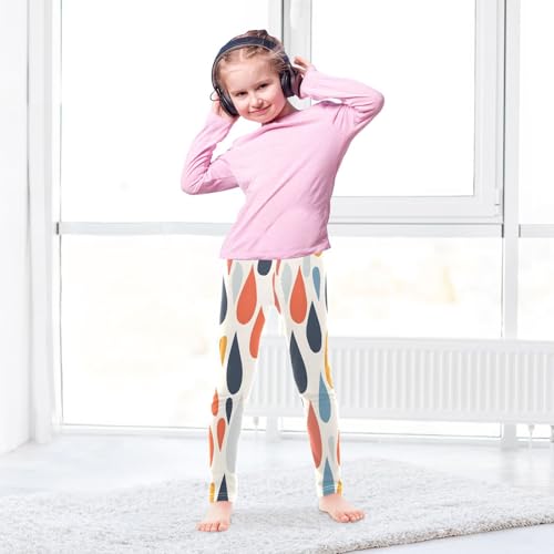 Toddler Girls Leggings Printed Yoga Pants Leggings Raindrop for Kids4