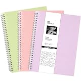 Annecy 3 Pack Lined Spiral Notebooks - Large Lined Journals with 120gsm Thick College Ruled Paper 64