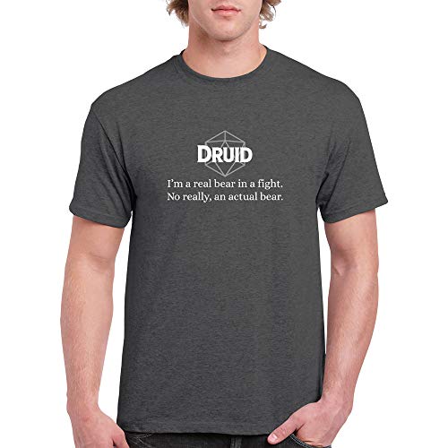 RPG Class Druid - Tabletop Game Gamer Funny Character Joke T S hirt - X-Large - Dark Heather