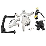 Seaforie Cooling System Replacement Kit Compatible with Land Rover Range Rover Sport Velar Discovery LR4 Jaguar F-Type F-Pace XF XE XJ 3.0L 5.0L V6 V8 2010-2021