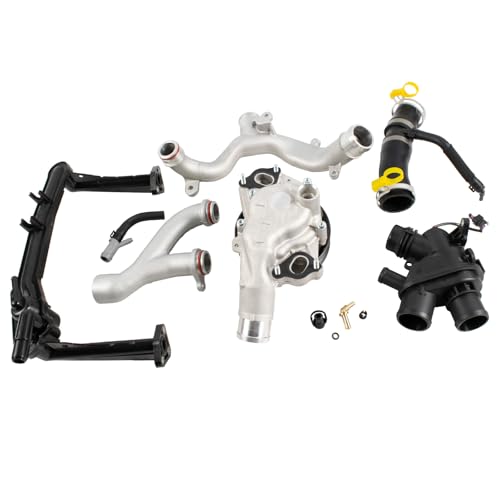 Seaforie Cooling System Replacement Kit Compatible with Land Rover Range Rover Sport Velar Discovery LR4 Jaguar F-Type F-Pace XF XE XJ 3.0L 5.0L V6 V8 2010-2021