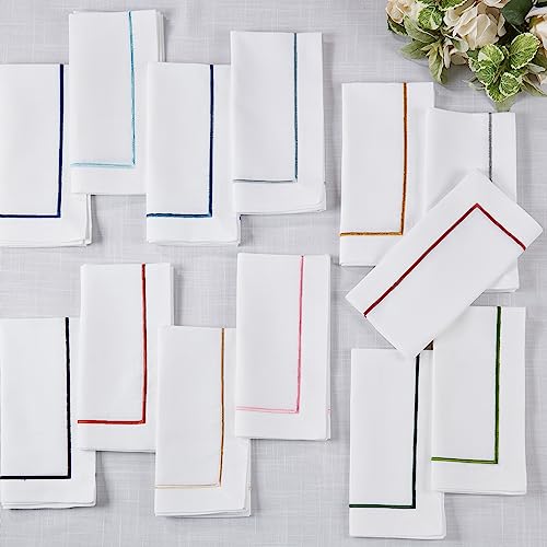 Servilletas de Tela Saro Lifestyle Bordado Set x4 20x20" miniatura 4