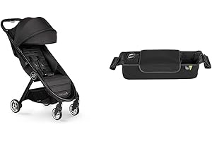 City Tour 2 Single Stroller, Jet Black, Baby Jogger Parent Console