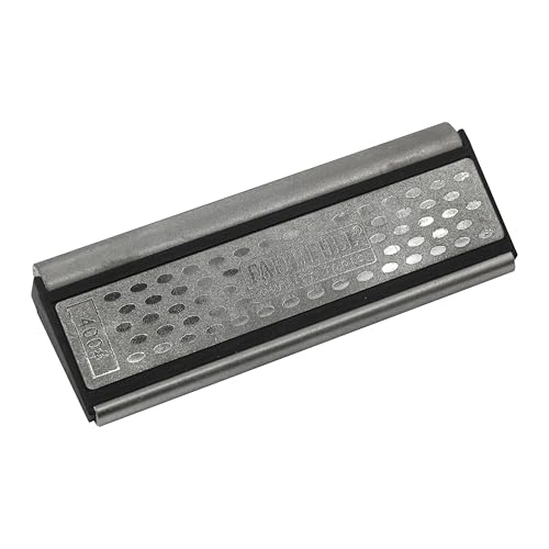 Piedra de afilar de diamante curva Faithfull de 4 lados: piedra de afilar 4 en 1 con superficies planas y de varilla, grano 400G/600G afilador de herramientas de tallado para cinceles, tijeras y hojas