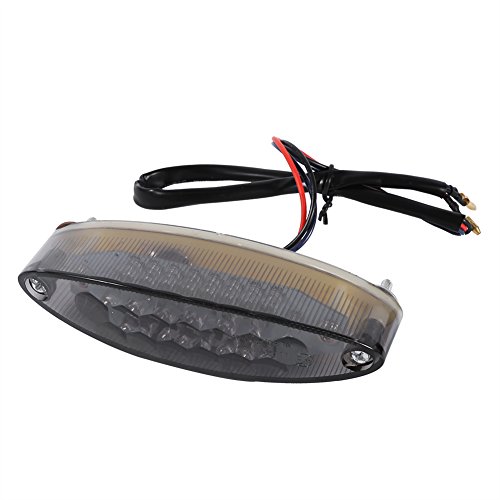 28 LED 12V Luces traseras, 23 LED Luz de Freno de Moto y 5 LED Luz para Matrícula