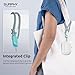 SURPHY 3 Pack Phone Wrist Strap with CellPhone Tether Tab, Cellphone Lanyard, Anti Theft Phone Strap with 2-Color Braided, Wrist Lanyard for Women and Men, Cloud Blue & Blue Jay & Green
