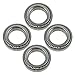 Front Inner & Outer Wheel Bearing w/Seal Kit Pair LH & RH for Suzuki Samurai