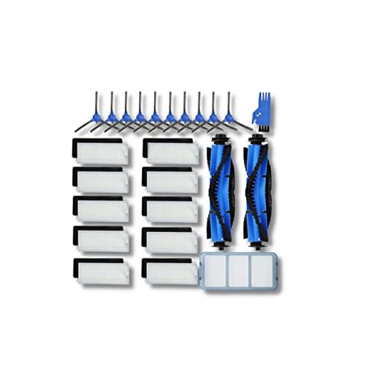 JoyBros 24-Pack Acessórios de peças de reposição para Eufy RoboVac 11S 12 30C 15T 25C 15C 35C Primário / Filtros, escovas laterais, escovas giratórias Aspirador de pó