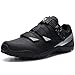 URDAR Scarpe da Ciclismo Uomo Mountain Bike MTB Antiscivolo Traspiranti Scarpe Bici per Ciclismo (Nero,43 EU)