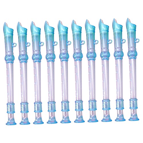 VINTORKY 10pcs Musical Toy Clarinet for Boys and Girls Boys and Girls Recorder Instrument Early Education Flute Random Color