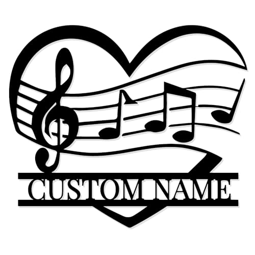 Personalized Music Metal Wall Art