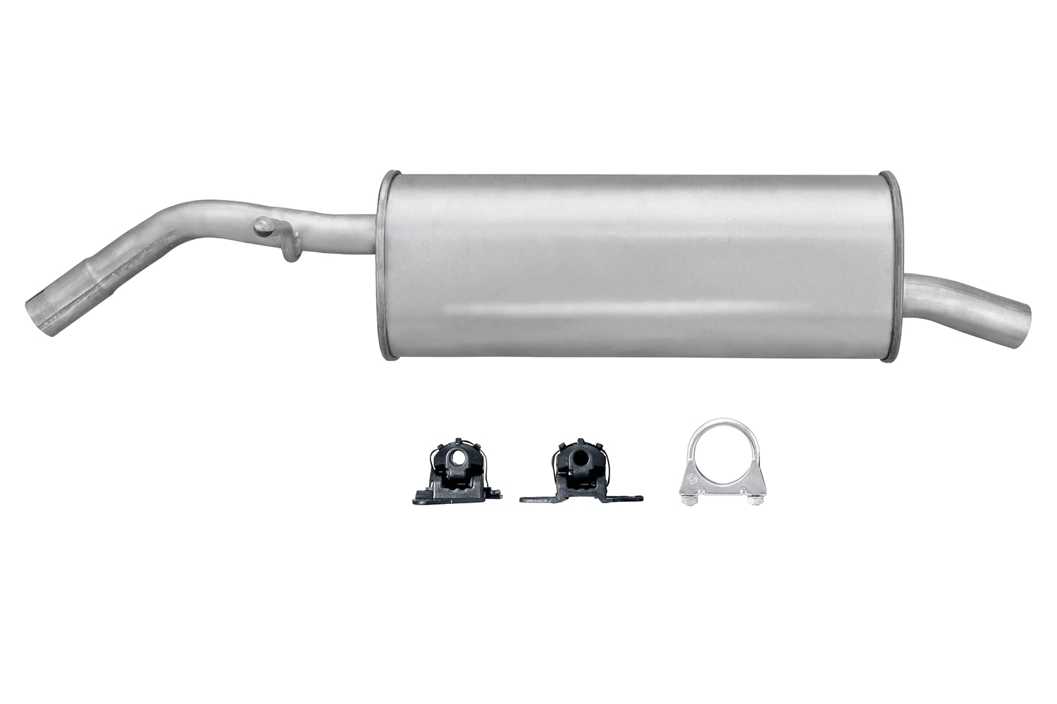 HELLA 8LD 366 027-391 Tłumik końcowy - Easy2Fit® Kit - z tyłu - jednoczęściowy - Komplet z elementami do montażu
