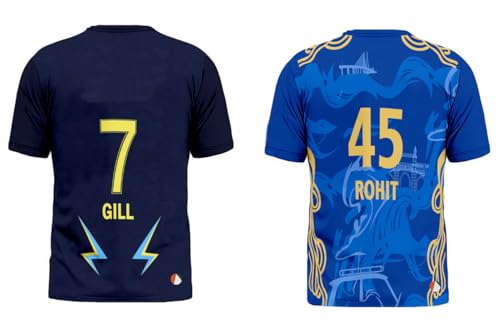 Image of Sports India IPL Cricket Team T Shirt Jersey Combo for (Kid's, Boy's & Mens) L744