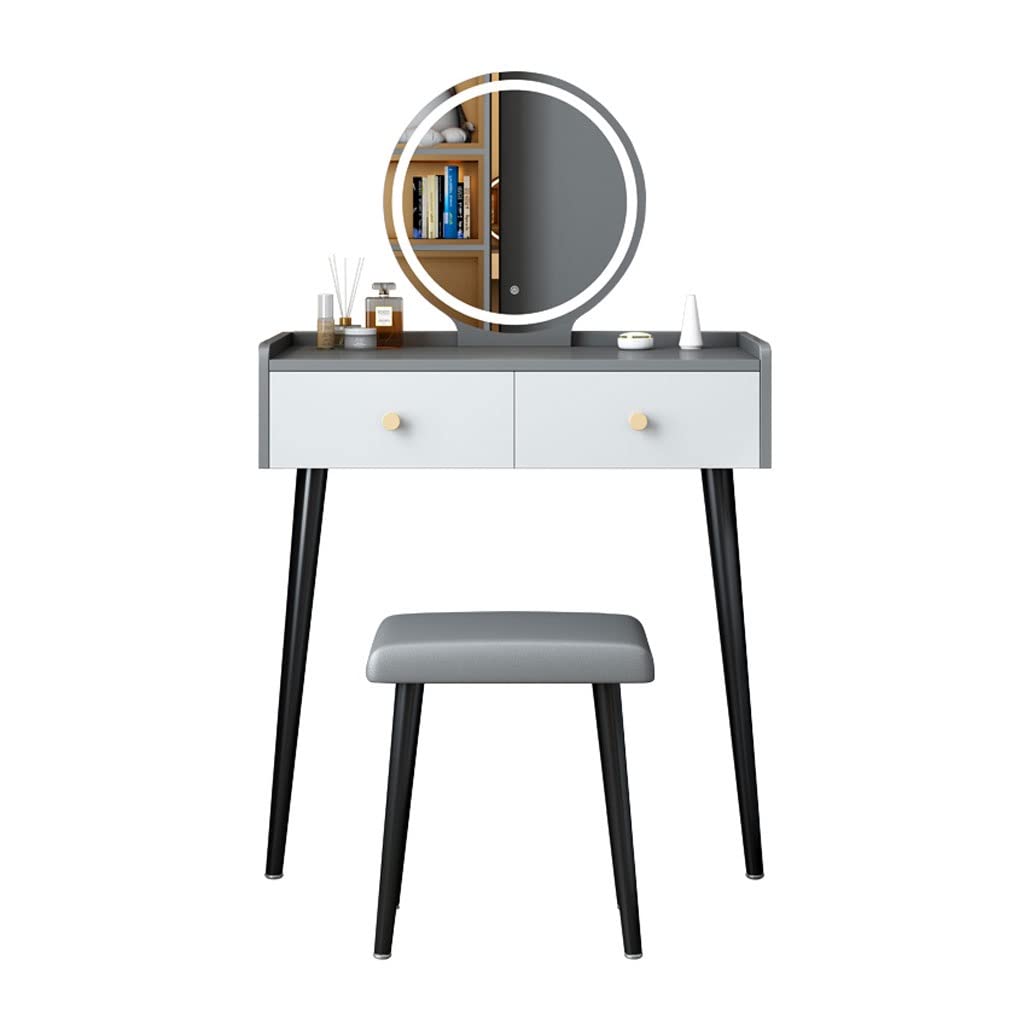 TEESONG Bedroom Dressing Tables Vanity Table Set Dresser with Drawers Bedroom Modern Ladies Fashion Makeup Storage Cabinet Makeup Vanity Dressing Table
