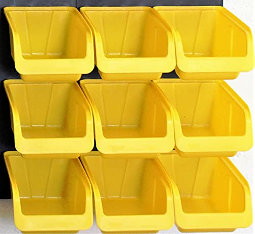 WallPeg Pegboard Bin Kit - Peg board Parts Storage Craft Organizer Basket 6 Bin Kit