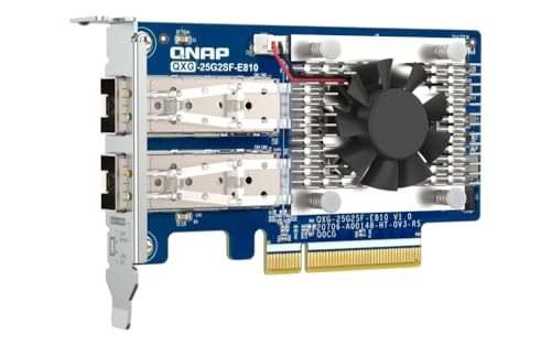 Image of QXG-25G2SF-E810 Two Port 25GbE Network Card with FEC ensuring Reliable Data Transfer Enterprise-Level Networks