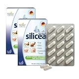 Hübner Original Silicea Gel One a Day Capsules for Hair, Skin, Nails, and Connective Tissue, Pure Colloidal Silica Gel Formula, No Additives or Preservatives, 30 Servings, 2-Pack -  Hubner