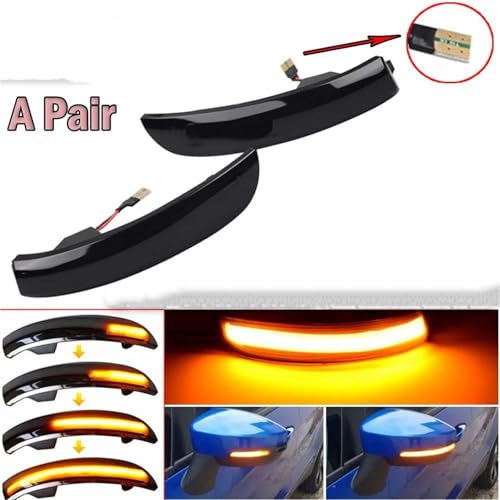 Clignotant dynamique LED rétroviseur Ford Escape Kuga 2013-2019 - 6
