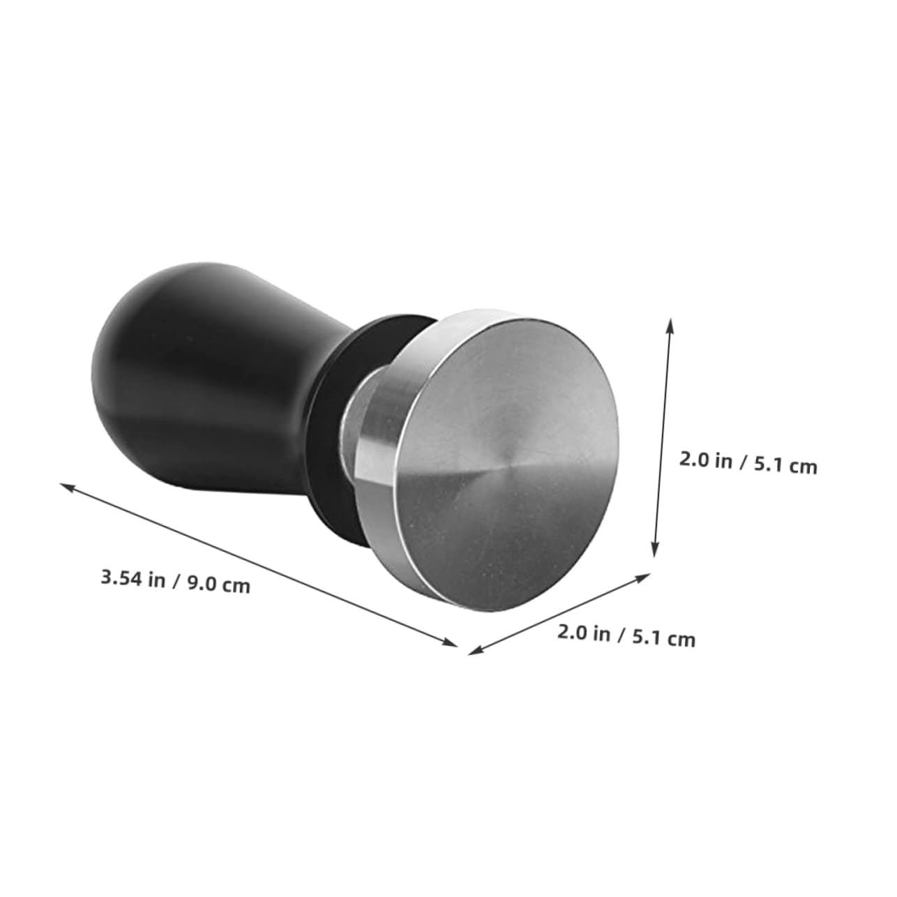 HOMSFOU Espresso -Hand -Manipulation Mit Ergonomischem Griff Handheld -Kaffee Manipulation Wiederverwendbarer Espresso -Kaffee -presswerkzeug Kaffeezubehör 51mm