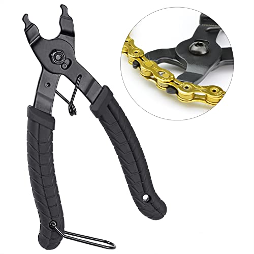 Oumers Bike Link Plier+Chain Breaker Splitter+6 Pairs Bicycle Missing Link, Chain Plier Quick Link Opener Remover Plier For 6/7/8/9/10 Speed Chains Repair | Professional Bike Chain Repair Tool Kit #TOP1