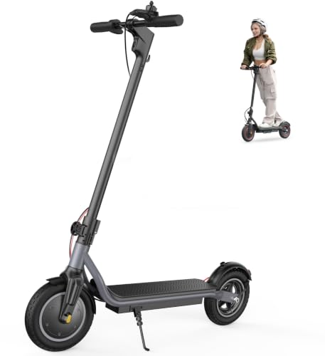 Image of Electric Scooter, 21 /28 Miles Range, 18 /22 /25 MPH Speed Electric Scooter for Adults, 500 /750W Motor, 10 inch /8.5 inch Pneumatic Tires Scooter with Dual Braking, Foldable Escooter for Commuting & Campus Use