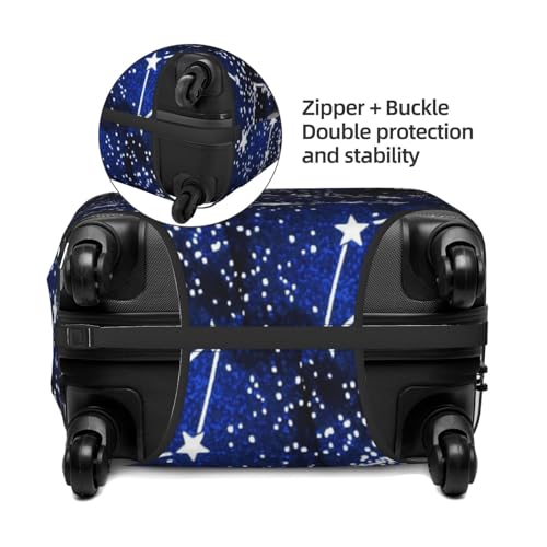 Glow In The Dark Print Luggage Suitcase Covers Elastic Washable Luggage Protector Luggage Covers For Suitcase4