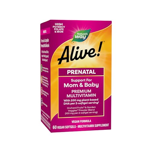 Nature's Way Alive! Prenatal Multivitamin Softgels for Women, 60 ct - image 1