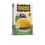 Valsugana, Polenta Integrale Rapida, Confezione da 330g, con Mais 100% Italiano, Consistenza Rustica e Corposa, Pronta in Pochi Minuti, Senza Glutine