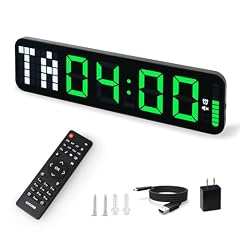 Gym Timer 15 '' Large Wall Clocks for Home Gym, Interval Workout Countdown Clock Remote Control for photo Gym Timer 15 '' Large Wall Clocks for Home Gym, Interval Workout Countdown Clock Remote Control for