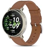 CHULN Pelle Cinturino per Amazfit Active 3 Premium/Active 2/Active/2 Square/GTR Mini/GTS 4/GTS 4 Mini/Bip 3 Pro, 20mm Regolabile Sportiva Cinturino di Ricambio per Smartwatch.