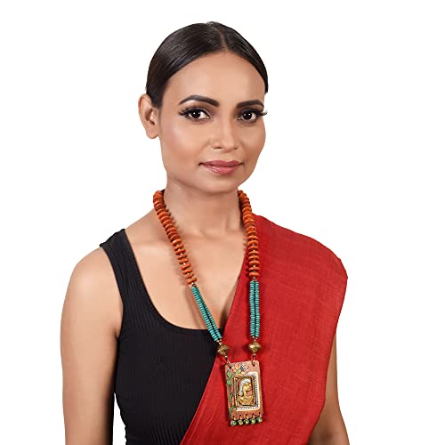 Image of AAKRITI ART CREATIONS Handcrafted Tribal Dhokra Necklace Collection | Royal, Pharaoh & Butterfly-Inspired Artisan Brass Statement Jewelry | Ethnic, Elegant & Artistic Necklaces for Women