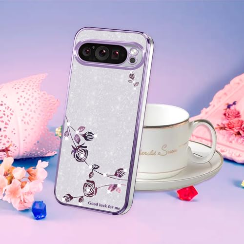 Coque antichoc Google Pixel 9 protection silicone motif floral - 7